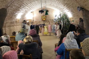 Утренник, посвящённый празднику Рождества Христова, в Свято-Николаевском соборе