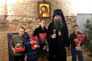 Утренник, посвящённый празднику Рождества Христова, в Свято-Николаевском соборе