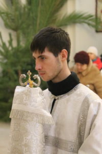 В свой день рожденья Преосвященный Савва совершил Божественную литургию в Свято-Николаевском кафедральном соборе