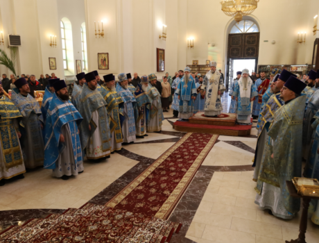 Епископ Валуйский и Алексеевский Савва молитвенно отметил 10-летие архиерейской хиротонии